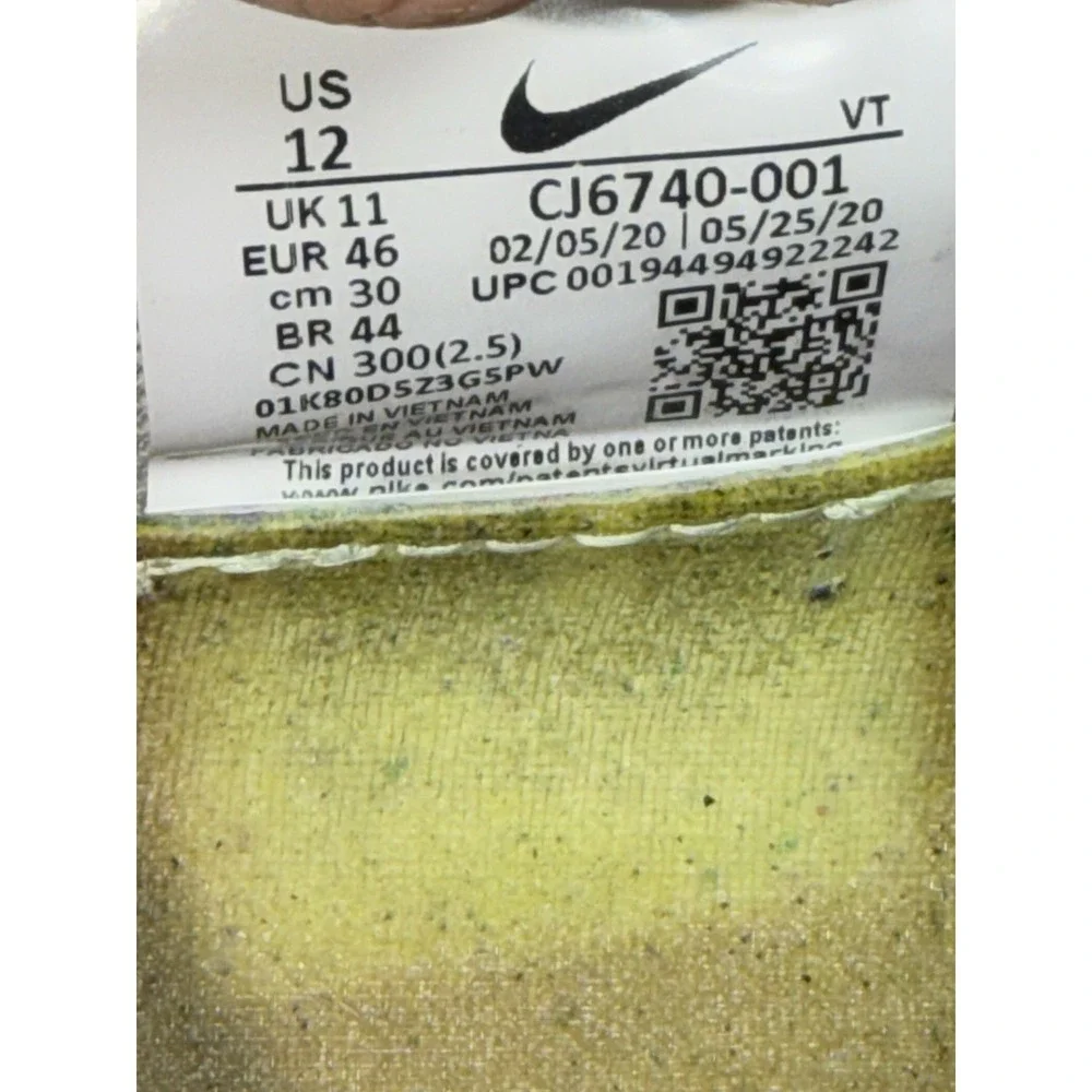 Nike Air VaporMax Mens Size‎ 12 Grey Multicolor Slip On Shoes Comfort Sneakers
